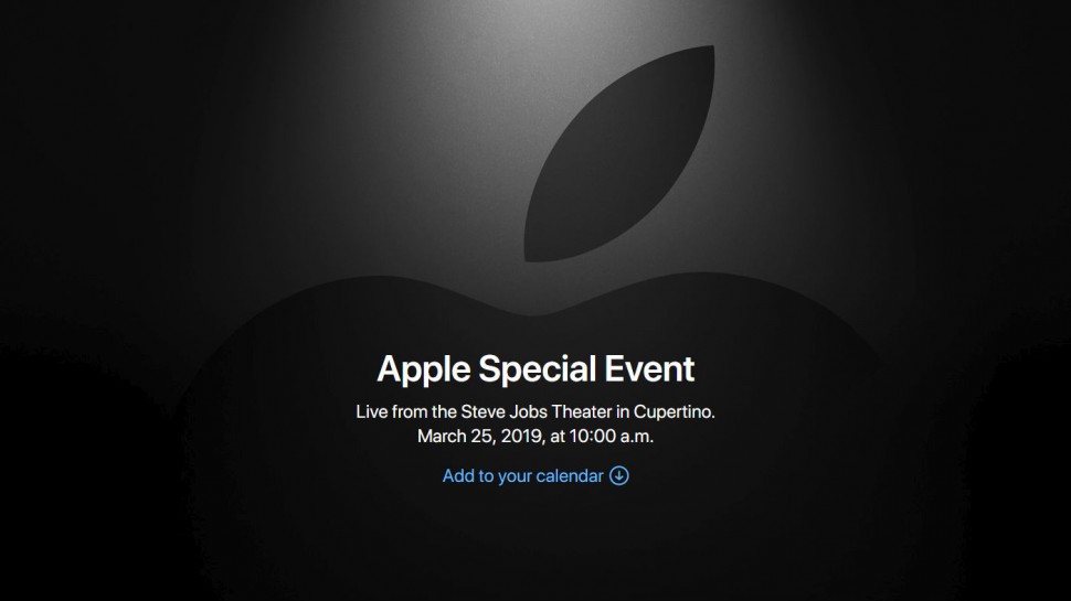 Apple официально объявила о презентации 25 марта