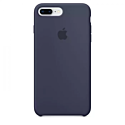 Чехол iPhone 7 Plus - 8 Plus Midnight Blue Silicone Case (High Copy)