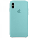 Cover iPhone X Sea Blue Silicone Case (High Copy)