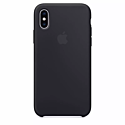 Чехол iPhone X Black Silicone Case (High Copy)