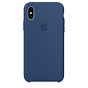 Чехол iPhone X Blue Cobalt Silicone Case (High Copy)