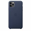 Чехол для iPhone 11 Pro Max Leather Case - Midnight Blue (MX0G2)