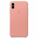 Чехол iPhone X Leather Case Soft Pink (MRGH2)