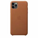iPhone 11 Pro Max Leather Case - Saddle Brown (MX0D2)