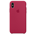 Чехол iPhone Xs Rose Red Silicone Case (High Copy)