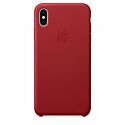 Чехол iPhone Xs Max Leather Case - (PRODUCT)RED (MRWQ2)