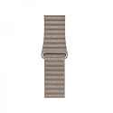 Leather Loop magnetic strap for Apple Watch 38/40 - Stone (High Copy)