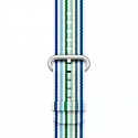 Apple Blue Stripe Woven Nylon Band 38-40mm (MRHA2)