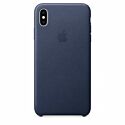 Чехол iPhone Xs Max Leather Case - Midnight Blue (MRWU2)