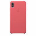 Чехол iPhone Xs Max Leather Case - Peony Pink (MTEX2)