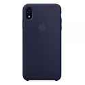 Чехол iPhone XR Midnight Blue Silicone Case (High Copy)