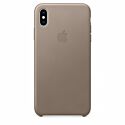 Чехол iPhone Xs Max Leather Case - Taupe (MRWR2)
