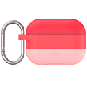 Baseus Cloud Hook Silica Gel Protective Case for AirPods Pro Pink
