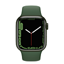 Apple Watch Series 7 GPS + LTE 41mm Green Aluminium Case with Clover Sport Band (MKHT3)