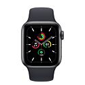 Apple Watch SE GPS 40mm Space Gray Aluminium Case with Midnight Sport Band (MKQ13)