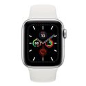 Apple Watch Series 5 40mm Silver Aluminum Case with White Sport Band (MWV62)