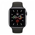 Apple Watch Series 5 GPS + LTE 40mm Space Black Stainless Steel Case with Black Sport Band (MWWW2)
