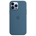 Apple Silicone case with MagSafe for iPhone 13 Pro Max - Blue Jay (High Copy)