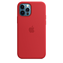 Чехол для iPhone 12 - 12 PRO Silicone Case with MagSafe Red (MLH63)