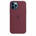 Apple Silicone case for iPhone 12/12 Pro - Plum (High Copy)
