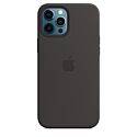 Чехол для iPhone 12 Pro Max Silicone Case with MagSafe Black (MHLG3)