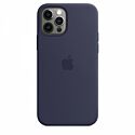 Чехол Apple Silicone case for iPhone 12 Pro Max - Midnight Blue (Copy)