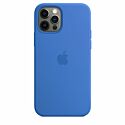 Apple Silicone case with MagSafe for iPhone 12/12 Pro - Capri Blue (High Copy)