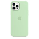 Apple Silicone case with MagSafe for iPhone 12 Pro Max - Pistachio (High Copy)