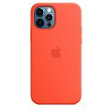 Чехол iPhone 12 - 12 PRO Silicone Case with MagSafe Electric Orange (MKTR3)