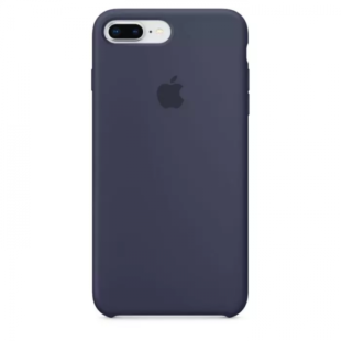 Чехол iPhone 7 Plus - 8 Plus Midnight Blue Silicone Case (High Copy)