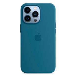 Чехол Apple Silicone case with MagSafe for iPhone 13 Pro - Blue Jay (High Copy)