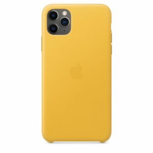 Чехол для iPhone 11 Pro Max Leather Case - Meyer Lemon (MX0A2)