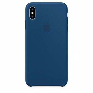Cover iPhone Xs Silicone Case - Blue Horizon (MTF92)