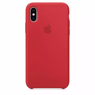 Чехол iPhone Xs Product Red Silicone Case (High Copy)