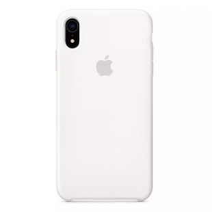 Чехол iPhone XR White Silicone Case (High Copy)