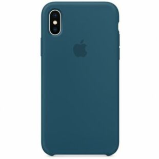 Чехол iPhone X Silicone Case Cosmos Blue (MR6G2)