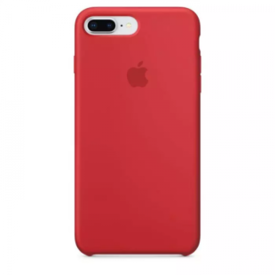 Чехол iPhone 7 Plus - 8 Plus Product Red Silicone Case (High Copy)