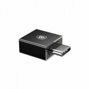 Переходник Baseus Exquisite Type-C Male to USB Female Adapter Converter Black 