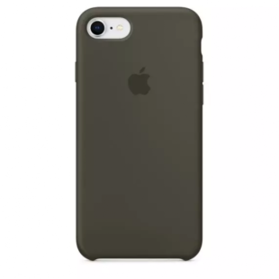 Чехол iPhone 7 - 8 Dark Olive Silicone Case (Copy)