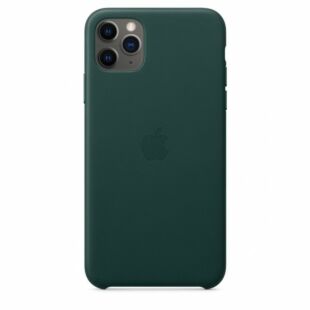 Чехол для iPhone 11 Pro Leather Case - Forest Green (MWYC2)