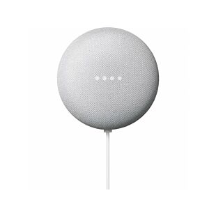 Розумна колонка Google Nest Mini з голосовим асистентом Google Assistant /Chalk