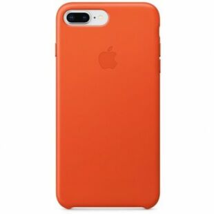 Чехол iPhone 8 Plus Leather Case Bright Orange (MRGD2)