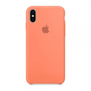 Cover iPhone X Peach Silicone Case (High Copy)