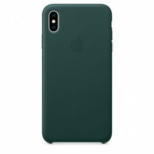Чехол iPhone Xs Max Leather Case - Forest Green (MTEV2)