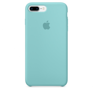 Чехол iPhone 7 Plus - 8 Plus Sea Blue Silicone Case (High Copy)
