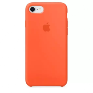 Чехол iPhone 7 - 8 Spicy Orange Silicone Case (High Copy)