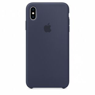 Чехол iPhone XS Max Silicone Case - Midnight Blue (MRWG2)