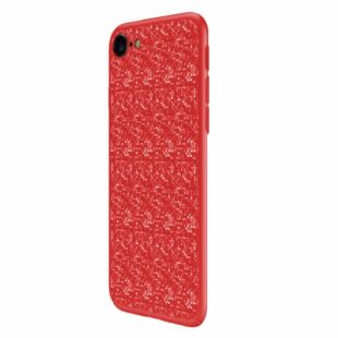 Cover Baseus Plaid Case for iPhone 7/8 - Red