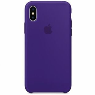 Чехол iPhone X Silicone Case Ultra Violet (MQT72)