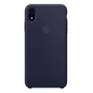 Чехол iPhone XR Midnight Blue Silicone Case (High Copy)